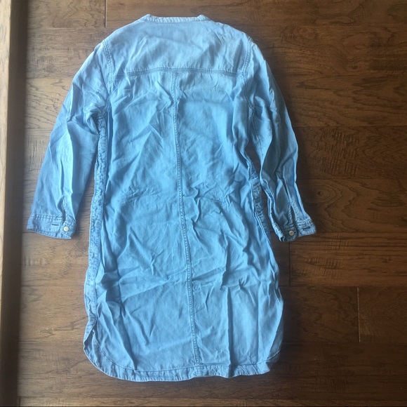 J Crew Drapey Chambray Shirtdress - Picture 6 of 7